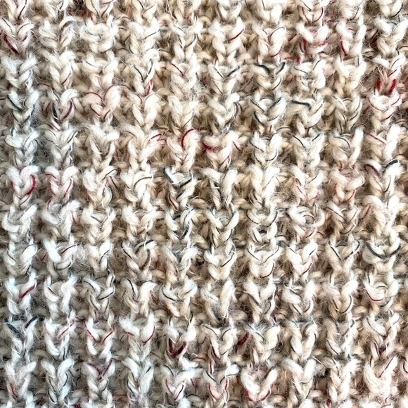 Free People Dylan Tweedy Cowl Neck Chunky Sweater Pullover Size Small - Picture 9 of 9